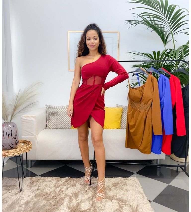 Vestido con transparencia