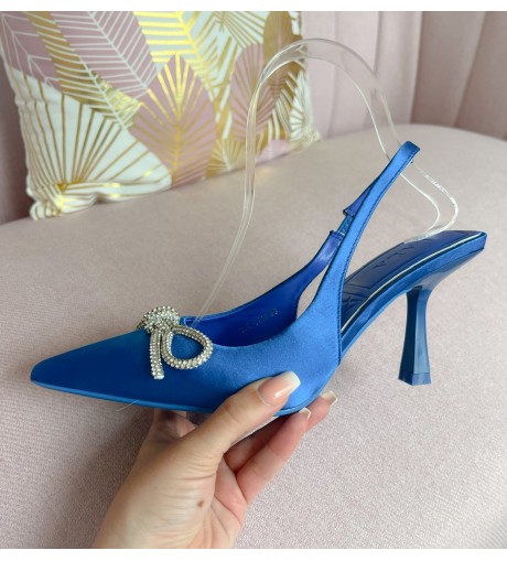 Stiletto lazo brillo red & blue 2