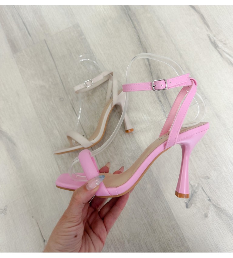 Calzado pink & beige
