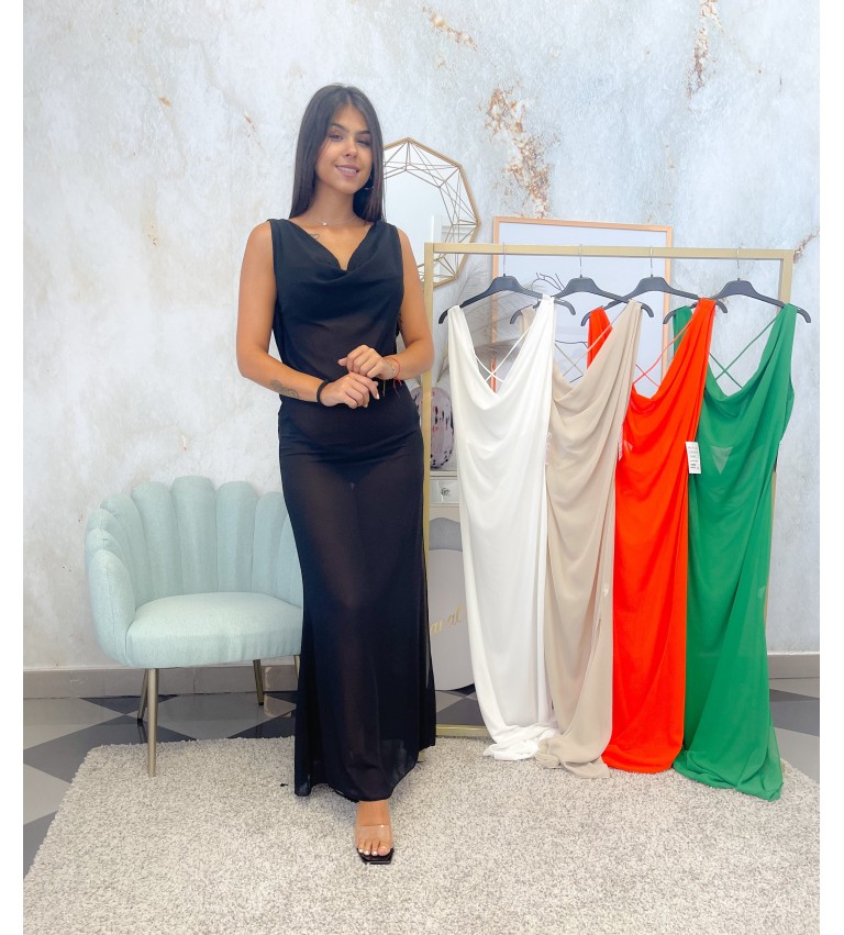 Vestido transparencia