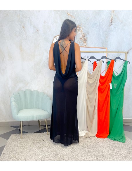 Vestido transparencia