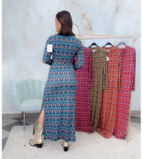 Vestido midi print 2