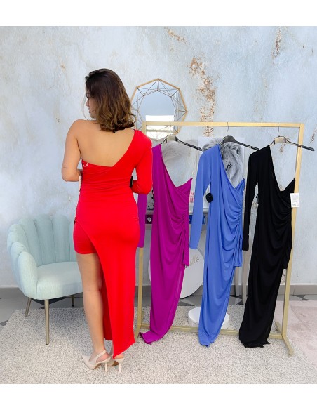 Vestido cóctel 1 manga