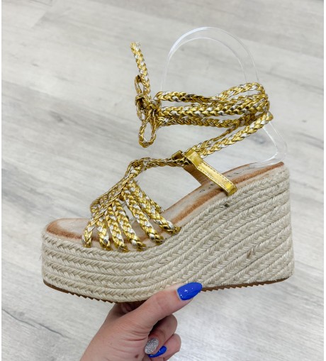 Cuña acordonada gold