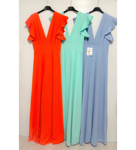 Vestido manga volante 2