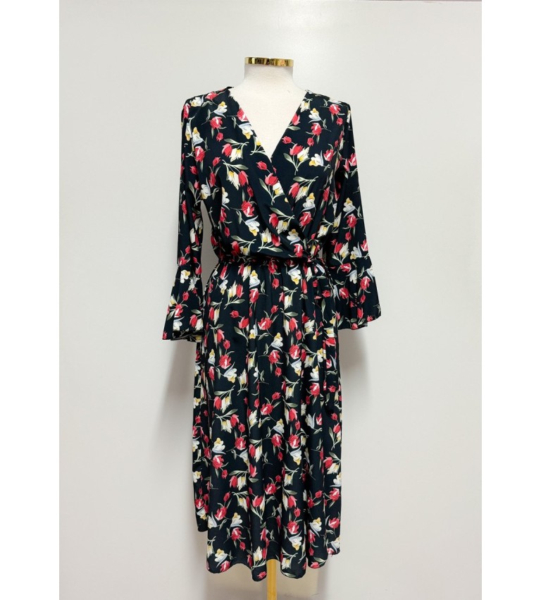 Vestido lazada flores