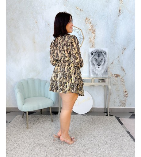 Vestido babydoll print 2