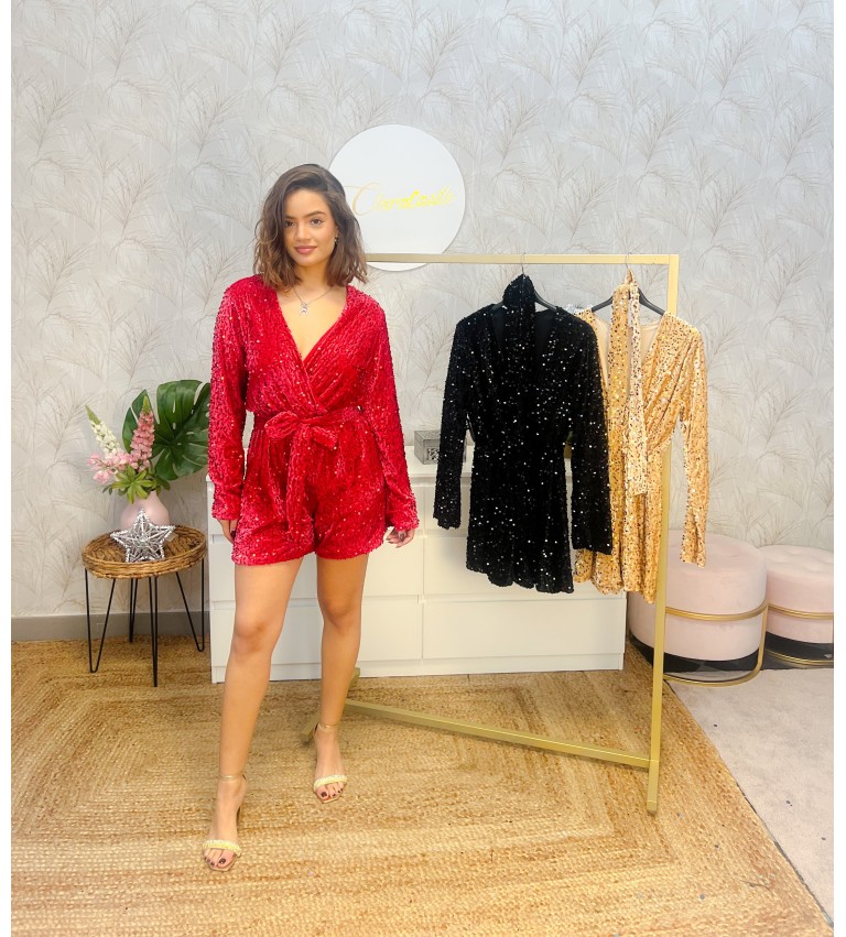 Monoshort lentejuela*