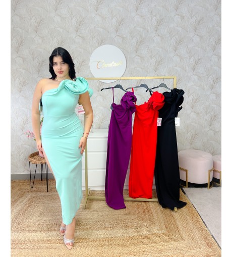 Vestido cóctel volante 2