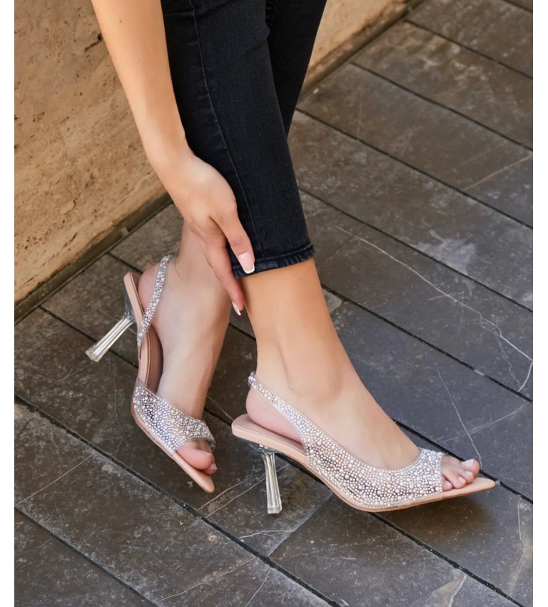 Sandalia piedras joya