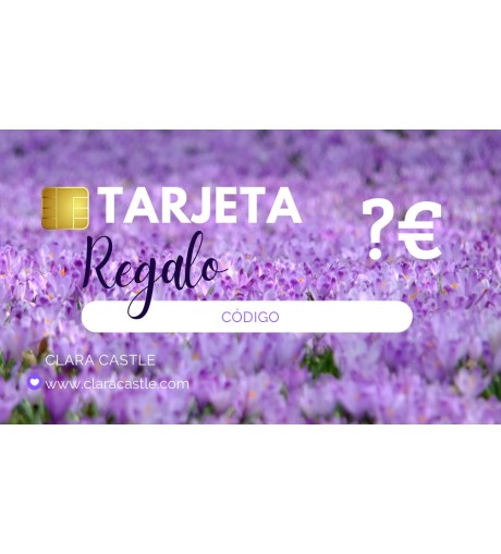 TARJETA REGALO: EL IMPORTE LO ELIGES TU!