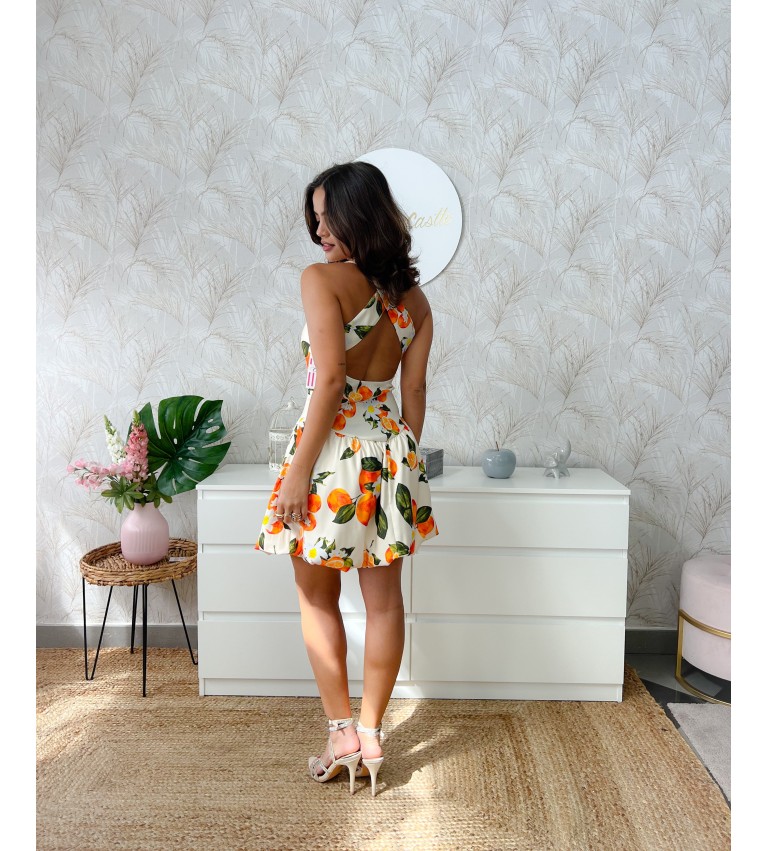 Vestido naranjas corto