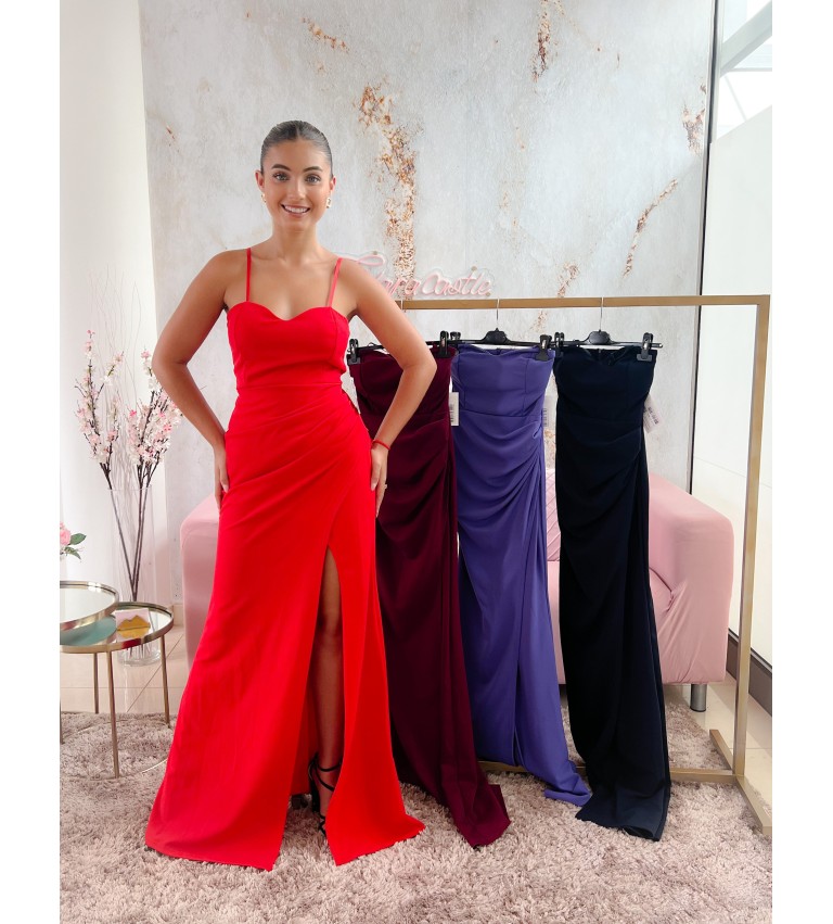 Vestido escote corazón