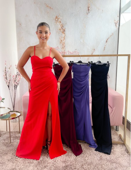 Vestido escote corazón