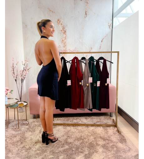 Vestido detalle dorado 2