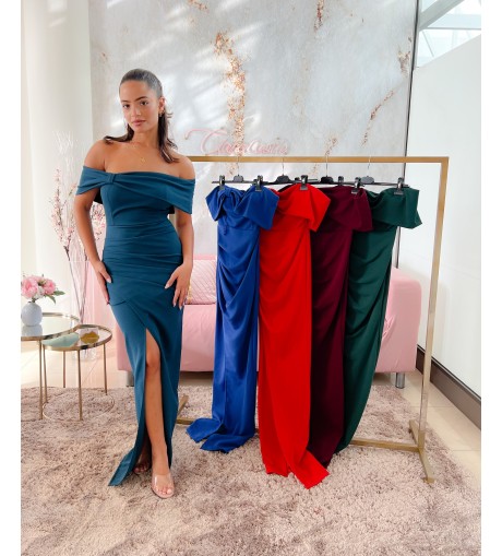 Vestido escote barco