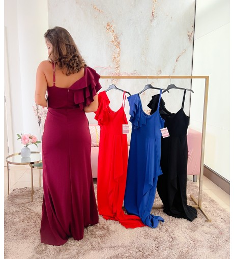 Vestido cóctel volante 2