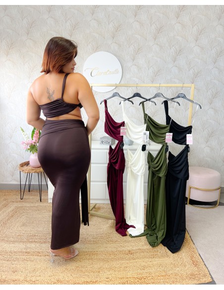 Vestido cut asimétrico