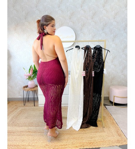 Vestido con transparencia 2