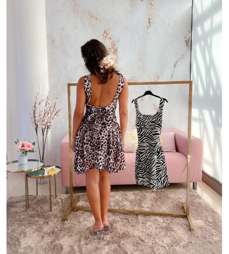 Vestido animal print 2