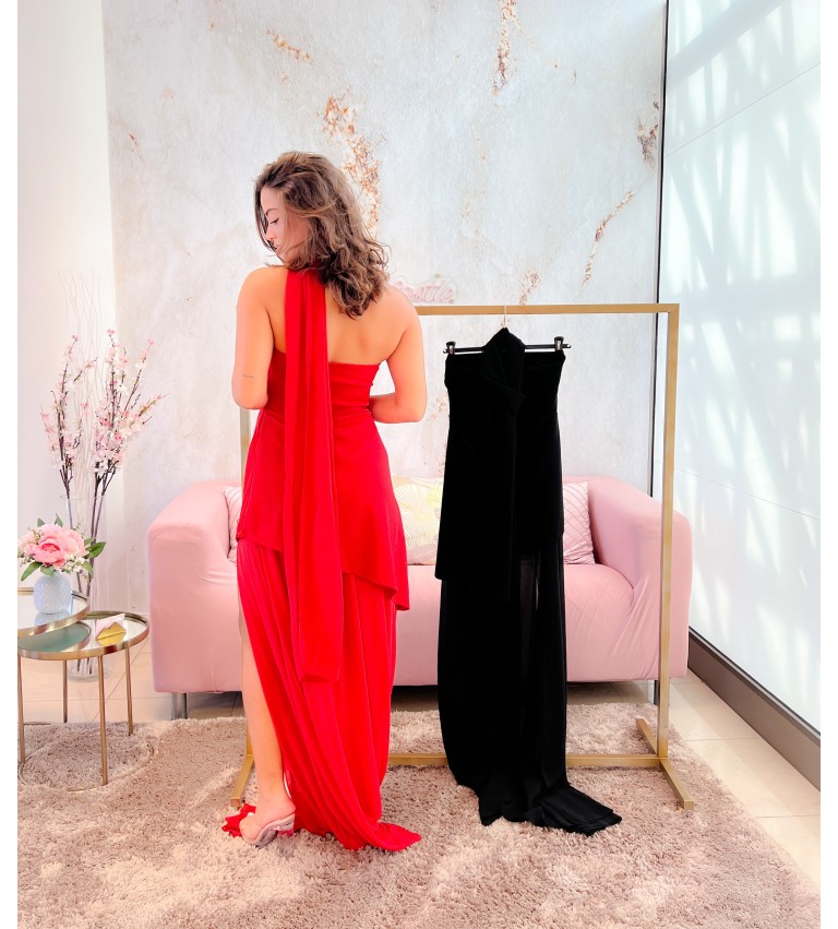 Vestido con transparencia