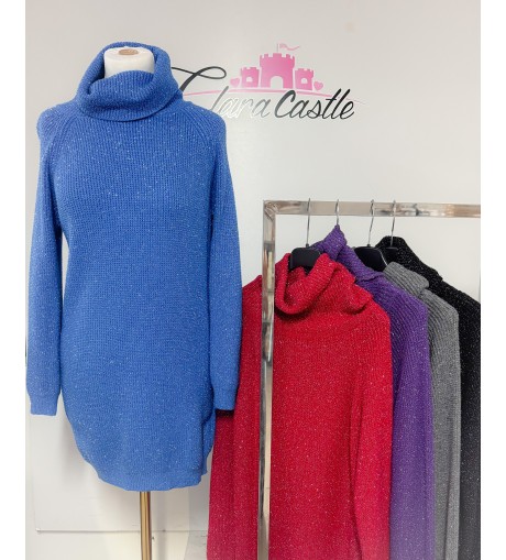 Vestido - jersey lurex