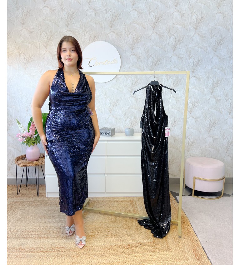 Vestido lentejuela buche