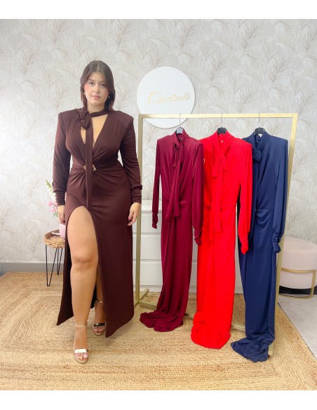 Vestido detalle cuello