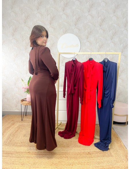 Vestido detalle cuello