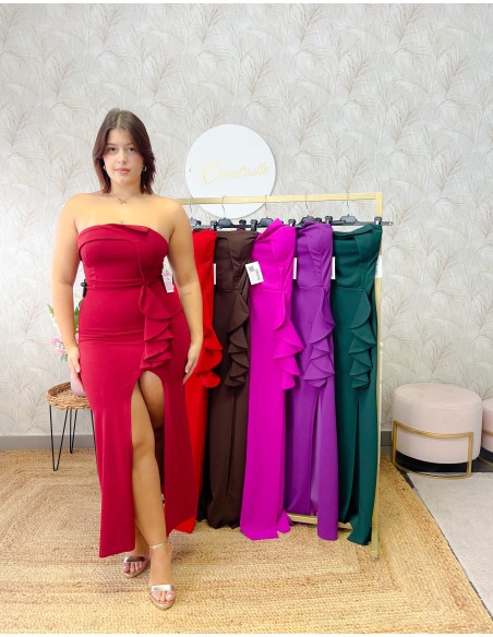 Vestido detalle volante