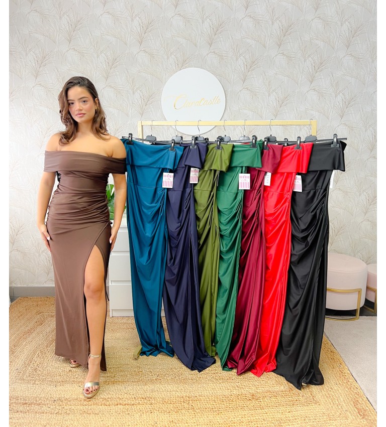 Vestido escote romántico