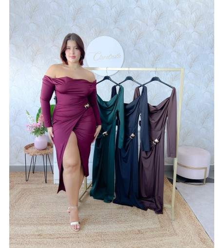 Vestido escote romántico