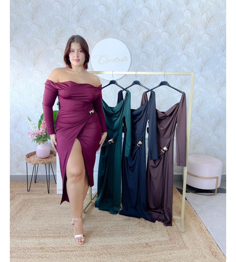 Vestido escote romántico