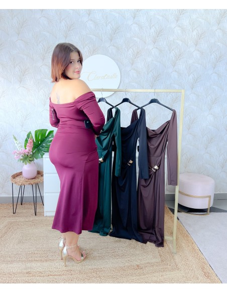 Vestido escote romántico