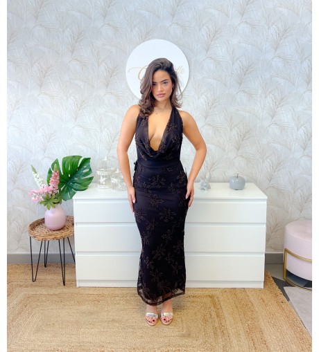 Vestido halter cuello 2