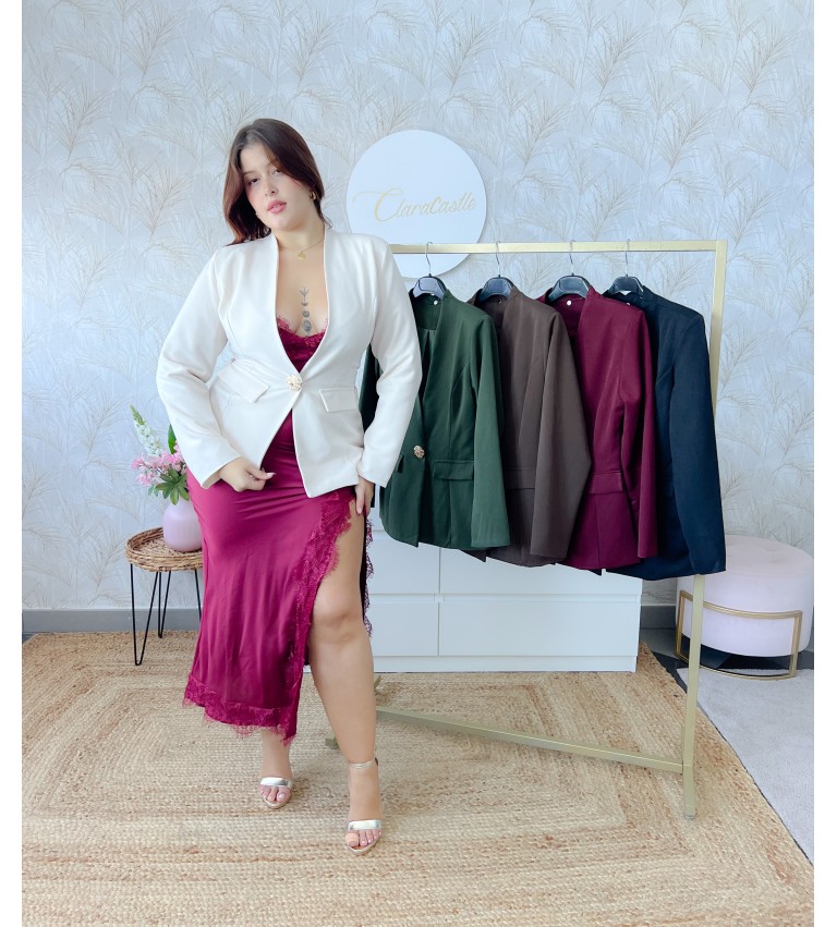 Americana botón dorado