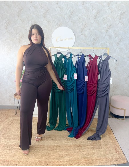 Mono drapeado halter