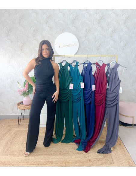 Mono drapeado halter