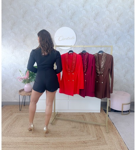 Monoshort combi lentejuela 2