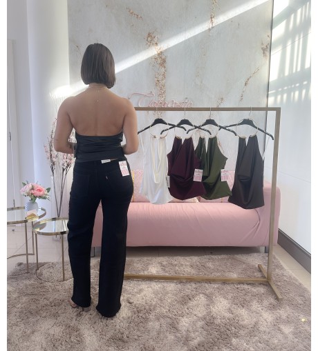 Jeans brillos BLACK 2