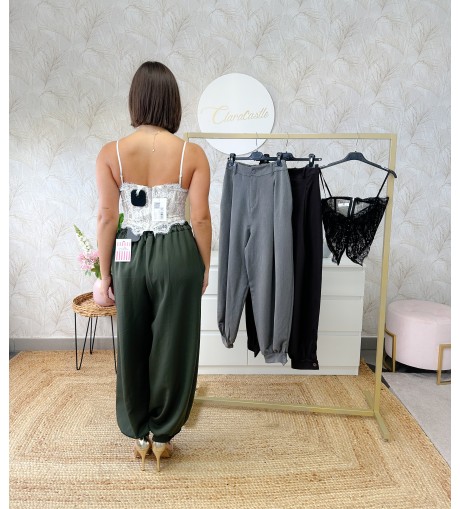 Pantalón popelín botón 2