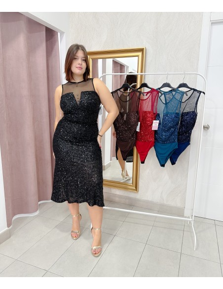 Body combi lentejuela