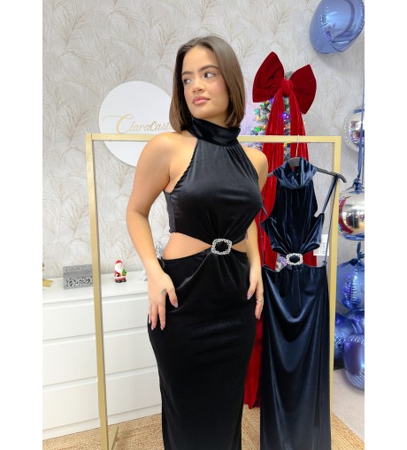 Vestido terciopelo joya 2