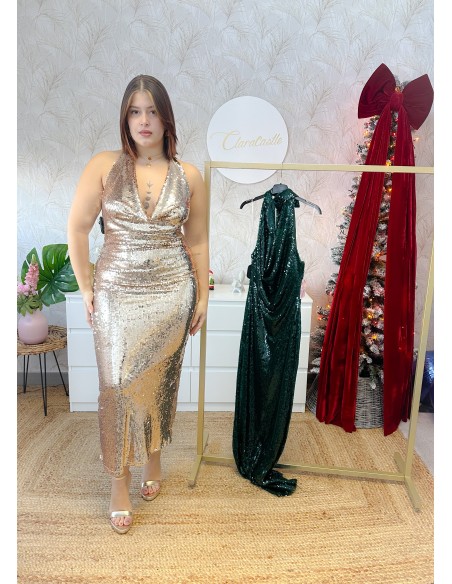 Vestido lentejuela buche