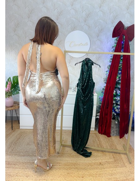 Vestido lentejuela buche