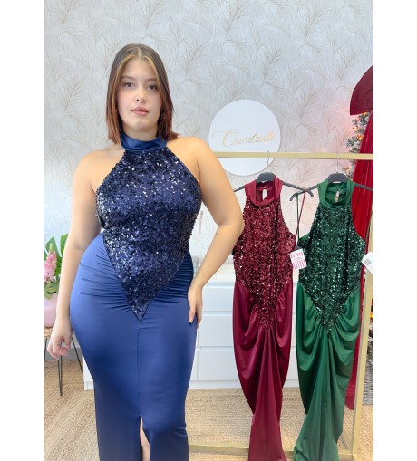 Vestido combi lentejuela 2