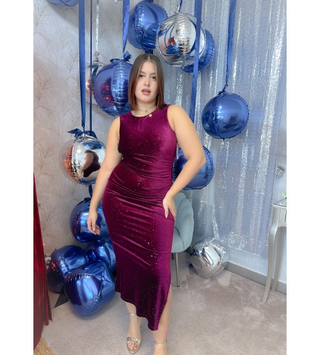 Vestido terciopelo brillo 2