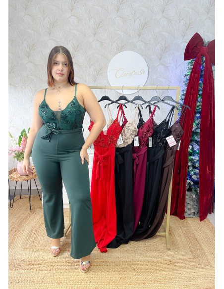 Mono combi lentejuela asilla