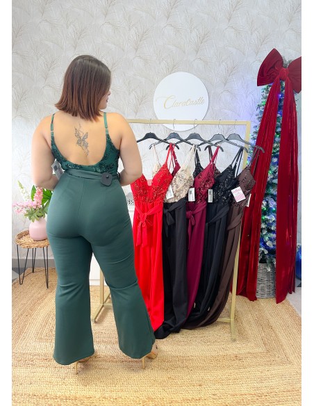 Mono combi lentejuela asilla