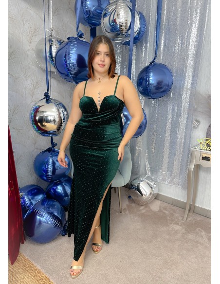 Vestido tachas asilla